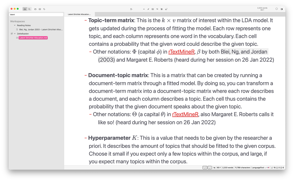 Рендеринг в Zettlr