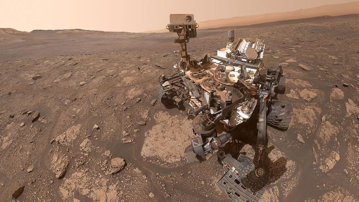 Марсоход Curiosity в работе