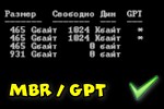 Скриншот процесса конвертации диска из MBR в GPT в Управлении дисками