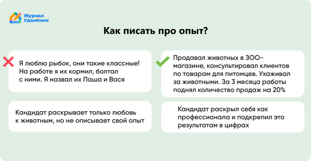 Примеры достижений для резюме без опыта