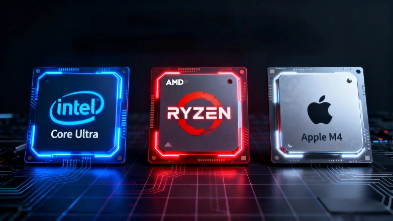 Инфографика лучших процессоров для ноутбуков 2026 года