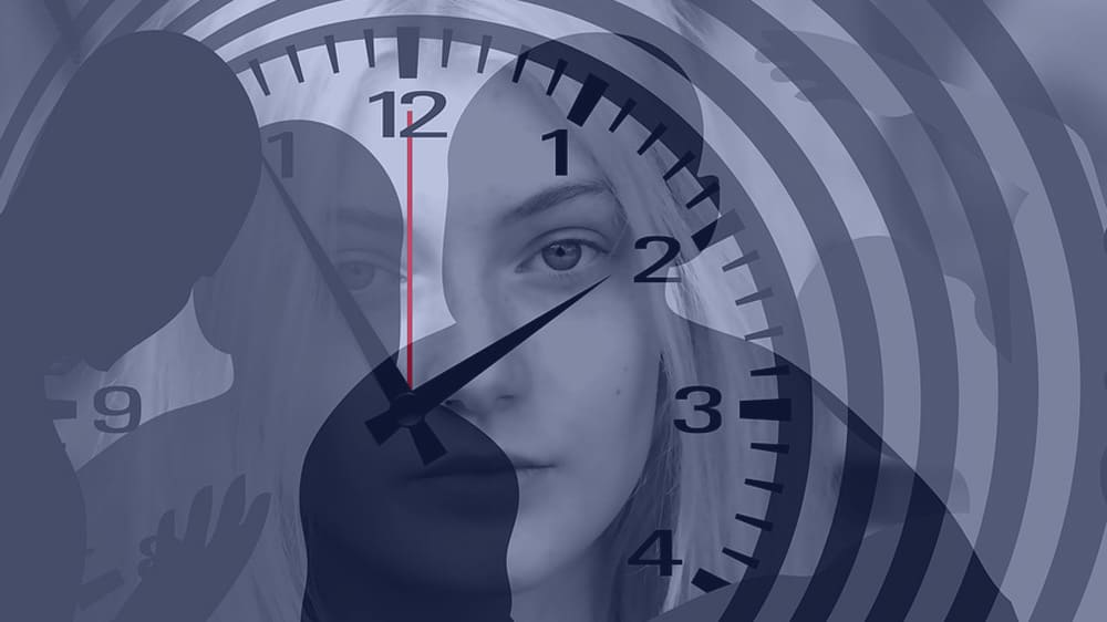 Диаграмма типов нарушений циркадного ритма: DSP, ASP, джетлаг, сменная работа