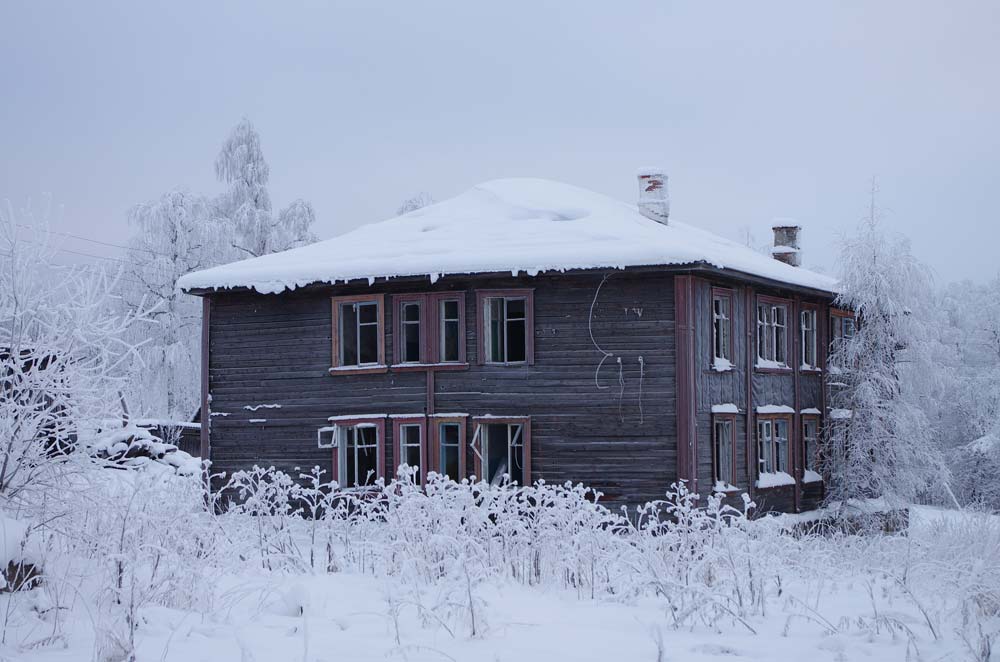 Заброшенный дом в Гремячинске