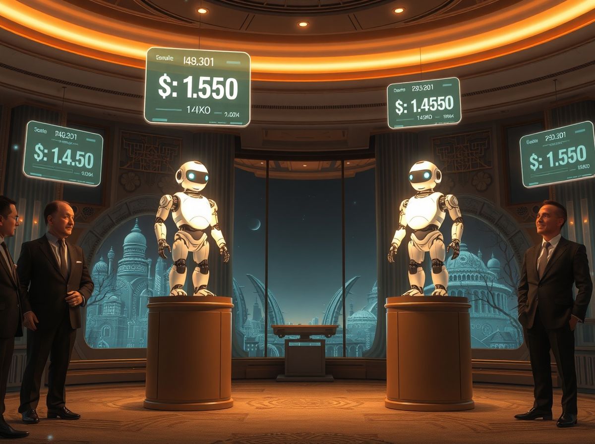 Иллюстрация тактики завышения оценки в ИИ-стартапах через dual-price equity