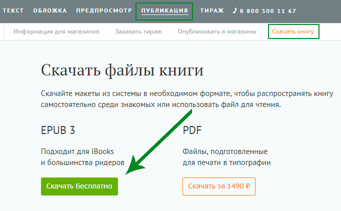 Структура ePub книги