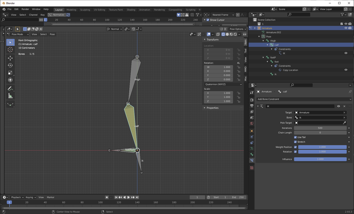 Продвинутые техники риггинга в Blender