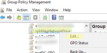 Скриншот создания новой групповой политики в Group Policy Management