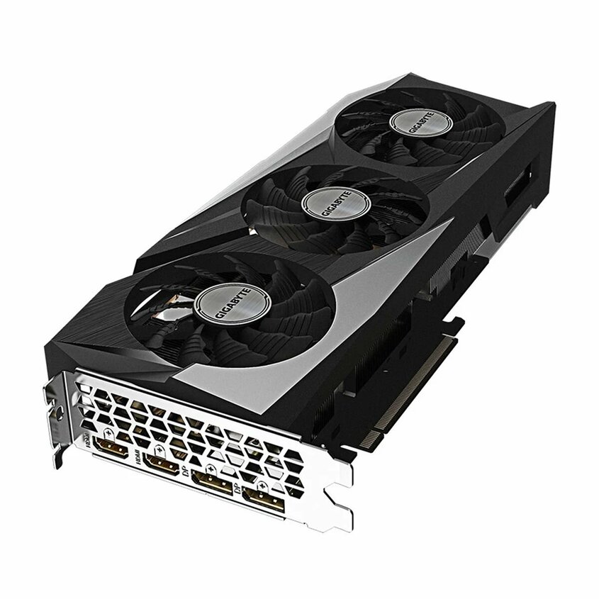 Фотография бюджетной видеокарты Gigabyte Radeon RX 7600 GAMING для игр в 1080p/1440p