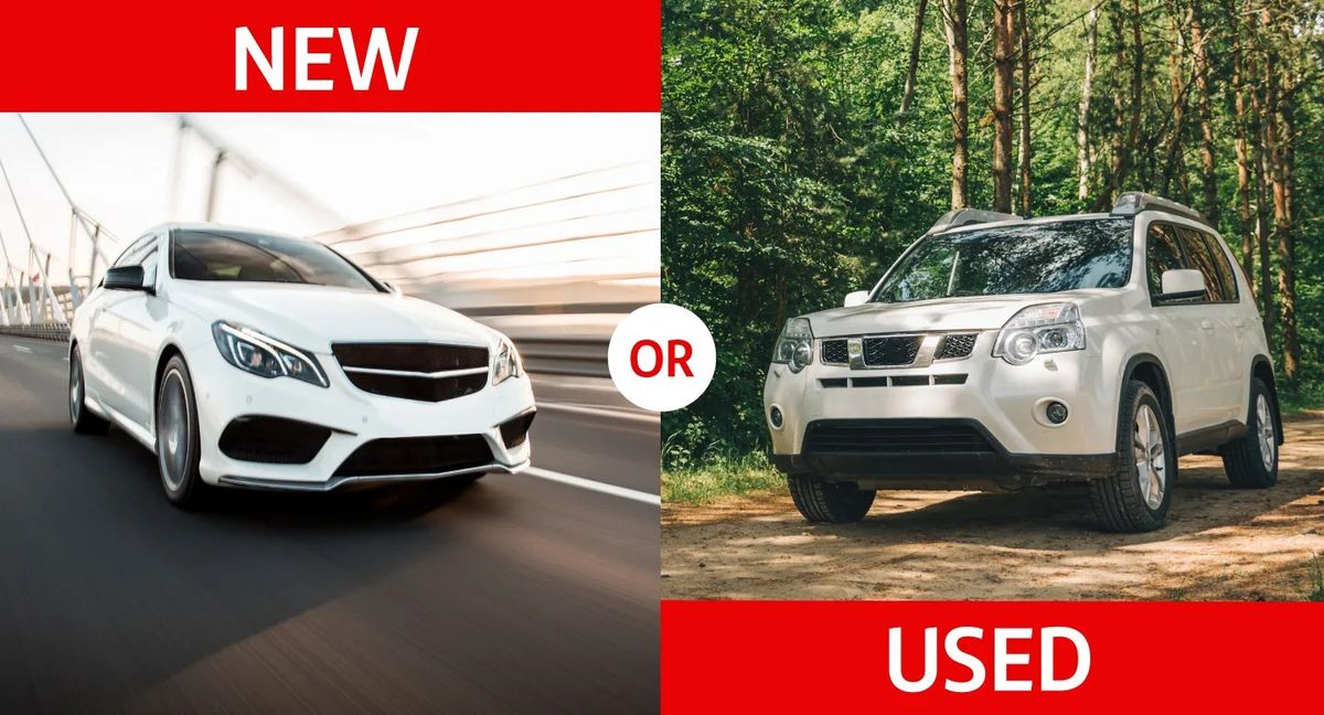 Сравнение финансирования новой и подержанной машины