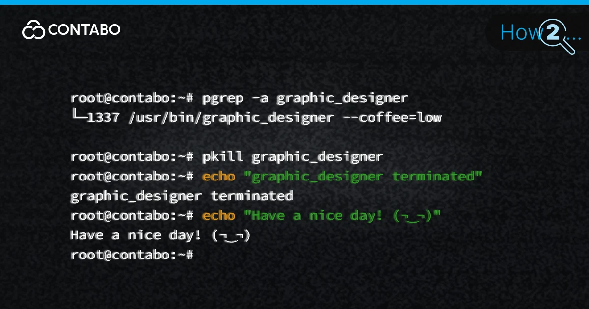 Заголовок руководства по управлению процессами в Linux