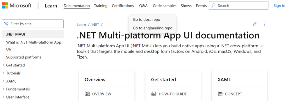 Снимок экрана контекстного меню на WebView в .NET MAUI