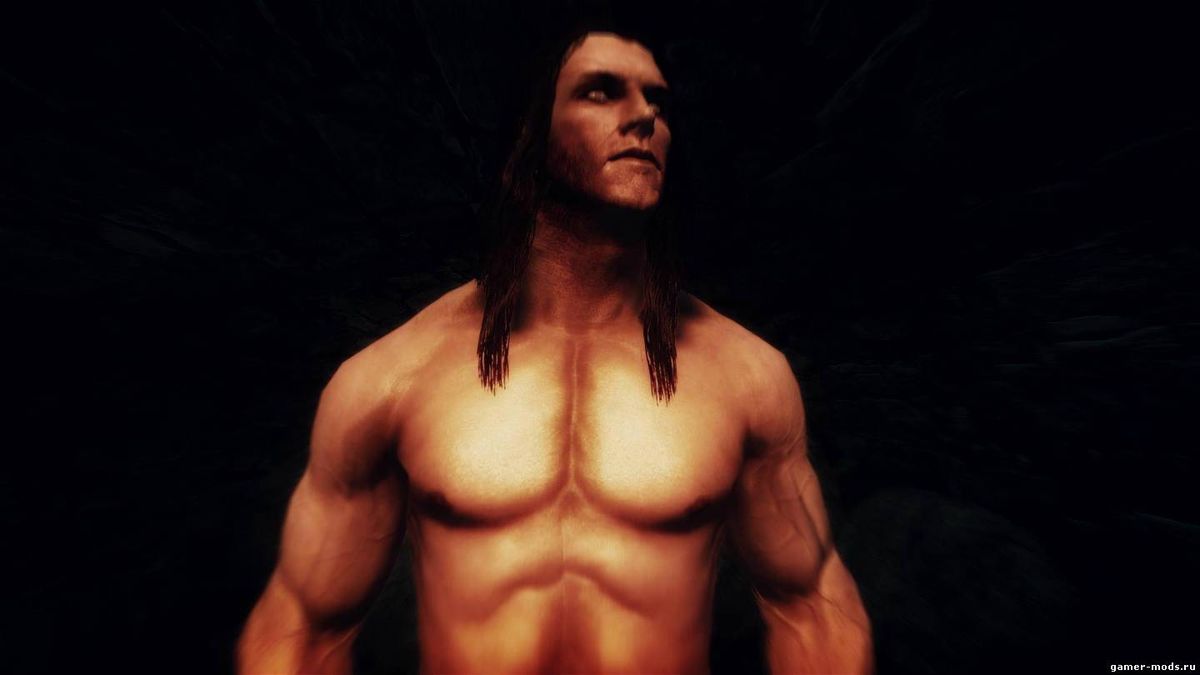 Пример обнаженного мужского тела из Better Males без волос